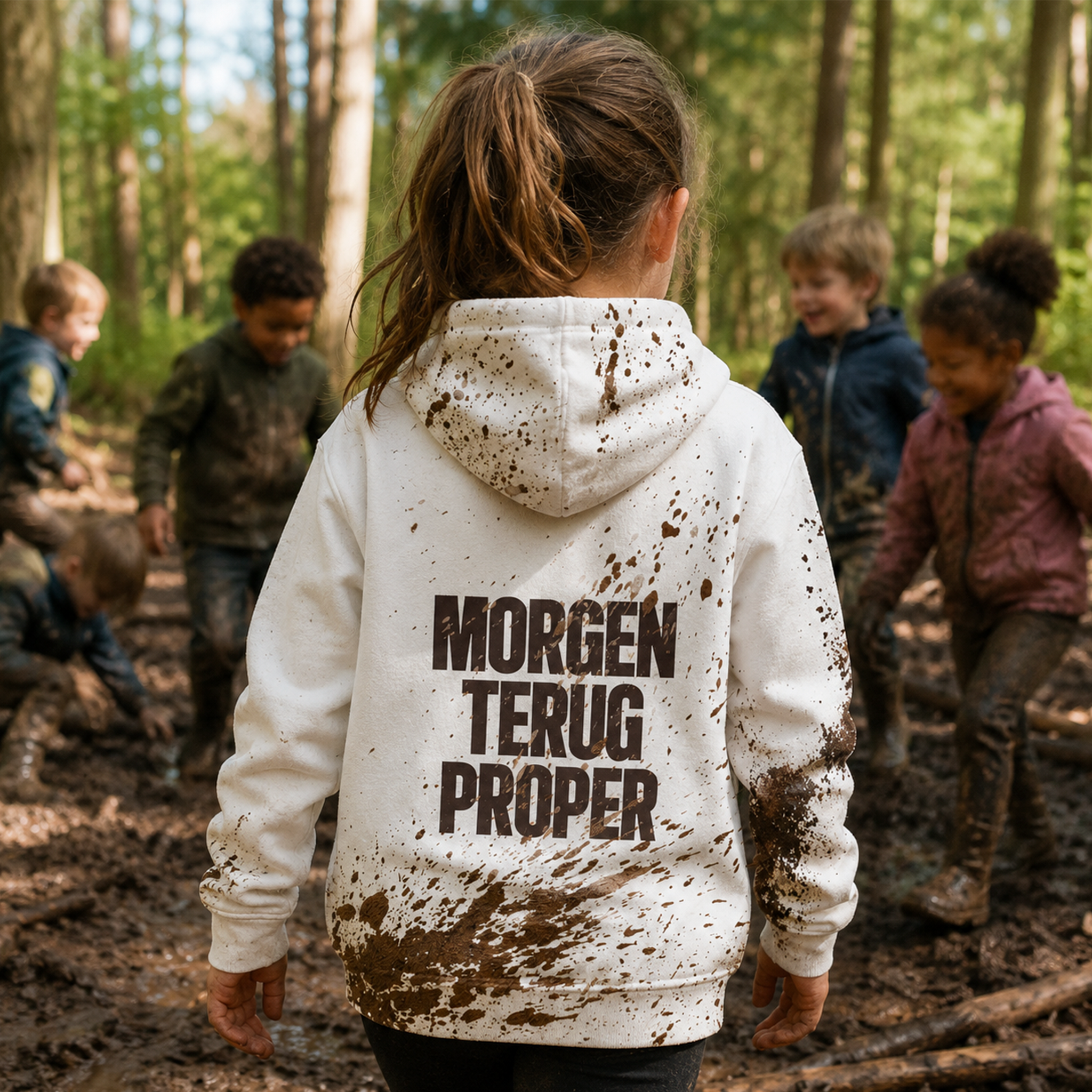 Hoodie - In de mood voor modder